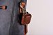 Кожаный чехол для AirPods iCarer Vintage Leather Case with The Metal Hook - Red (IAP020), цена | Фото 5