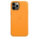 Чехол MIC Leather Case for iPhone 12 Pro Max (с MagSafe) - Saddle Brown, цена | Фото 3