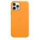 Чехол MIC Leather Case for iPhone 12 Pro Max (с MagSafe) - Saddle Brown, цена | Фото 4