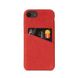 Кожаный чехол-накладка Decoded Back Cover для iPhone 6/6s/8/7/SE (2020) из итальянской кожи - Beige/Grey (DA6IPO7SO1WEGY), цена | Фото 1