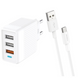 Зарядний пристрій + кабель Micro USB FONENG EU32 (2xUSB/1x USB QC), ціна | Фото 1