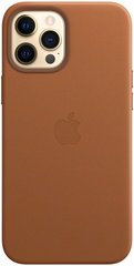 Чехол STR Leather Case for iPhone 12 Pro Max (с MagSafe) - Saddle Brown, цена | Фото