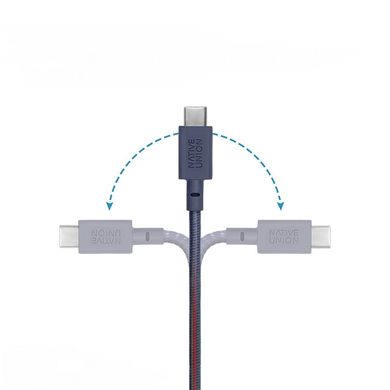 Native Union Night Cable USB-A to USB-C Zebra (3 m) (NCABLE-KV-AC-ZEB), цена | Фото