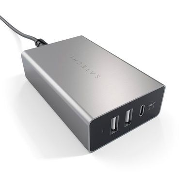 Зарядний пристрій Satechi 60W Multi-Port USB Charging Station Black (ST-60WUCS), ціна | Фото