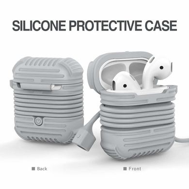Чехол i-Smile Armour Series Protective Case for AirPods - White (ISM-AP-WH), цена | Фото