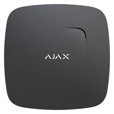 бездротовий датчик диму Ajax FireProtect, Jeweller, 3V CR2, 85 дБ, Чорний, ціна | Фото