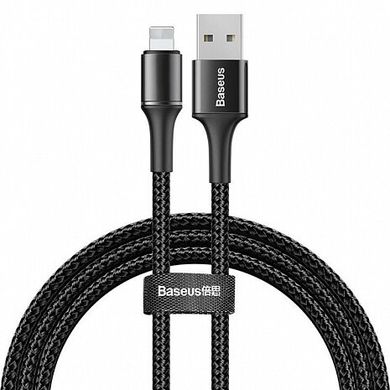 Кабель Baseus Halo Lightning Cable for iPhone 2.4A (0.5m) - Black, цена | Фото