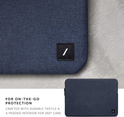 Чохол-папка Native Union Stow Lite Sleeve Case Indigo for MacBook Pro 15"/16" (STOW-LT-MBS-IND-16), ціна | Фото