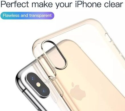 Чехол Baseus Simplicity Series Case for iPhone Xs Max - Transparent Gold, цена | Фото