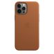 Чохол MIC Leather Case for iPhone 12 Pro Max (з MagSafe) - Saddle Brown, ціна | Фото 3