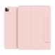 Магнитный силиконовый чехол-книжка STR Buckles Magnetic Case for iPad Pro 11 (2024) - Pink