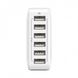 Зарядное устройство RAVPower 60W 12A 6-Port USB Desktop Charging Station with iSmart Technology, White, цена | Фото 4