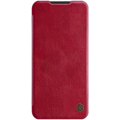 Кожаный чехол (книжка) Nillkin Qin Series для Xiaomi Redmi Note 8T - Красный, цена | Фото