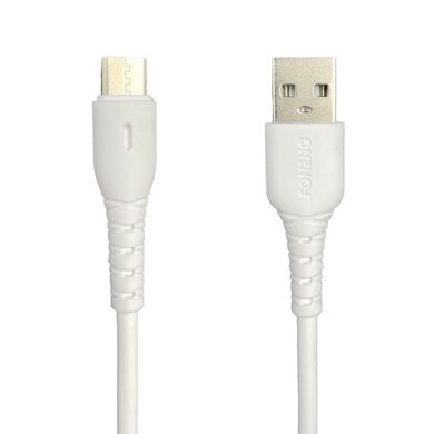 Кабель FONENG X56 (1m) Type-C to USB - White, ціна | Фото