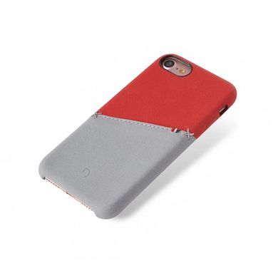 Кожаный чехол-накладка Decoded Back Cover для iPhone 6/6s/8/7/SE (2020) из итальянской кожи - Beige/Grey (DA6IPO7SO1WEGY), цена | Фото