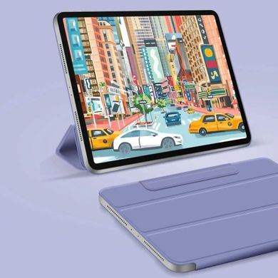 Магнитный силиконовый чехол-книжка STR Buckles Magnetic Case for iPad Pro 11 (2024) - Lavender