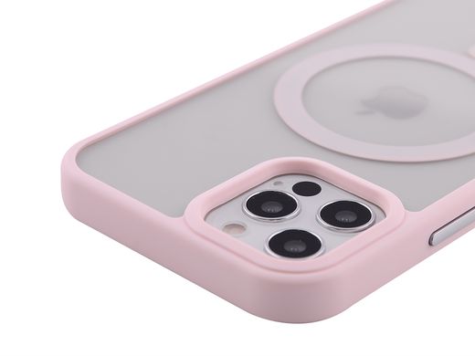 Протиударний чохол с MagSafe MIC Magnetic Case iPhone 12/12 Pro (pink), ціна | Фото