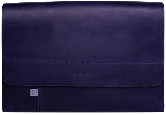Шкіряний чохол ручної роботи INCARNE ATLAS для MacBook Air 13 (2012-2017) - Кон'як, ціна | Фото