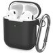 Чехол с карабином для Apple AirPods AHASTYLE Silicone Case with Carabiner for Apple AirPods - White (AHA-01060-WHT), цена | Фото 1