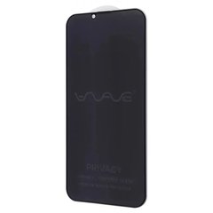 Захисне скло Анти-шпигун WAVE Privacy iPhone 12 Pro Max - Black, ціна | Фото