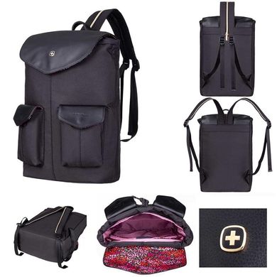 Рюкзак для ноутбука, Wenger MarieJo 14" Convertible Sling, чорний, ціна | Фото