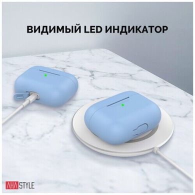 Чохол AHASTYLE Silicone Case for Apple AirPods Pro - Sky Blue (AHA-0P300-SBL), ціна | Фото