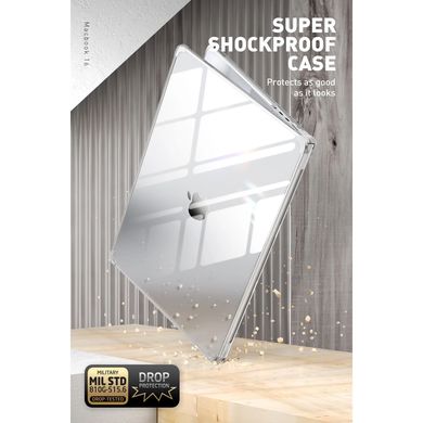 Протиударна накладка SUPCASE Unicorn Beetle CLEAR Case Cover for MacBook Pro 16 (2021 | 2023) M1 | M2 | M3 - Clear, ціна | Фото