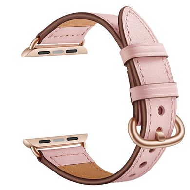 Ремінець STR TheSlim Waist Design Genuine Leather for Apple Watch 38/40/41 mm (Series SE/7/6/5/4/3/2/1) - White, ціна | Фото