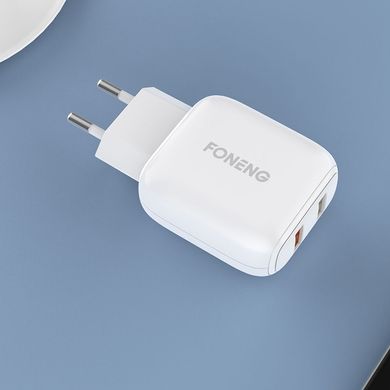 Зарядний пристрій + кабель Micro USB FONENG EU36 (1xUSB/1x USB QC), ціна | Фото