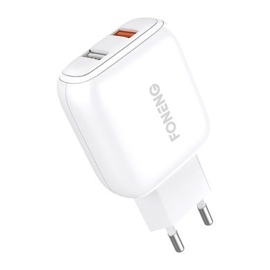 Зарядное устройство + кабель Micro USB FONENG EU36 (1xUSB/1x USB QC), цена | Фото