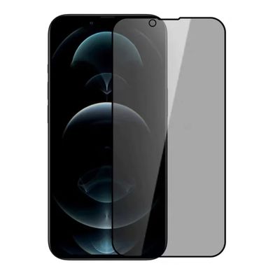 Захисне скло Анти-шпигун MIC Privacy 5D Full-Screen для iPhone 13 Pro Max - Black, ціна | Фото
