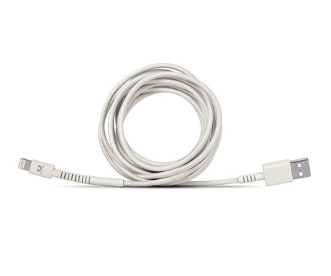 Кабель Fresh 'N Rebel Fabriq Lightning Cable 1,5m Cloud (2LCF150CL), ціна | Фото