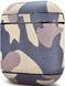 Кожаный чехол для AirPods iCarer Camouflage Pattern Series Case - Desert Camo (IAP024), цена | Фото 1