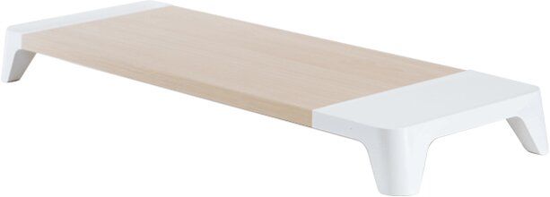 Підставка для монітора POUT EYES 6 Wooden Monitor Stand with Wireless Charger White (POUT-01801), ціна | Фото