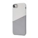 Кожаный чехол-накладка Decoded Back Cover для iPhone 6/6s/8/7/SE (2020) из итальянской кожи - Beige/Grey (DA6IPO7SO1WEGY), цена | Фото 3