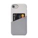 Шкіряний чохол-накладка Decoded Back Cover для iPhone 6/6s/8/7/SE (2020) з італійської шкіри - Beige/Grey (DA6IPO7SO1WEGY), ціна | Фото 1