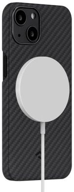 Чохол-накладка Pitaka MagEZ Case 2 with MagSafe for iPhone 13 - Twill Black/Grey (KI1301M), ціна | Фото