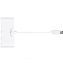 Адаптер Macally USB-C to 3xUSB 3.0/Charging USB-C/Gigabit Ethernet (UC3HUB3GBC), ціна | Фото