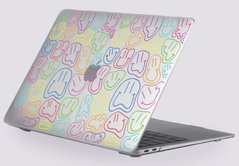 Пластиковая прозрачная накладка Oriental Case (Colorful Smiles 2.0) для MacBook Pro 14 (2021) M1