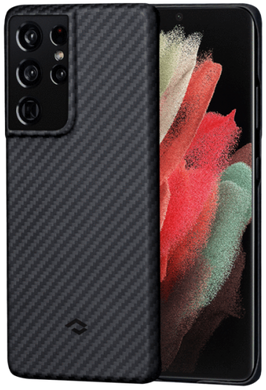 Чехол Pitaka MagEZ Case Twill Black/Grey for Samsung Galaxy S21 Ultra (KS2101U), цена | Фото