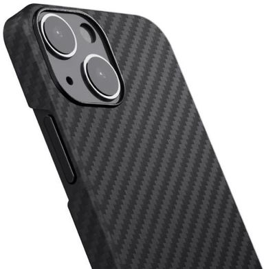 Чохол-накладка Pitaka MagEZ Case 2 with MagSafe for iPhone 13 - Twill Black/Grey (KI1301M), ціна | Фото