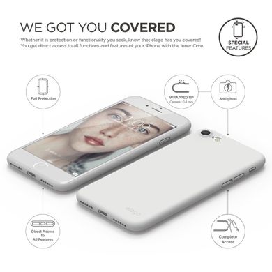 Elago Inner Core Case White for iPhone SE2/8/7 (ES7SIC-WH), цена | Фото