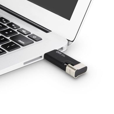 Флешка DM Aiplay APD001 USB 3.0 / Lightning for Apple iPhone, iPad, iPod 32GB White, ціна | Фото