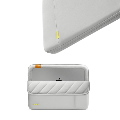 Противоударный чехол на молнии Tomtoc 360° Sleeve for MacBook Pro 16 (2019) / Pro 16 (2021) M1 / Pro 15 (2016-2019) / Pro Retina 15 (2012-2015) - Gray, цена | Фото