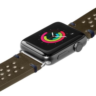 Ремінець LAUT HERITAGE для Apple Watch 42/44/45 mm (Series SE/7/6/5/4/3/2/1) - Slate Gray (LAUT_AWL_HE_GY), ціна | Фото