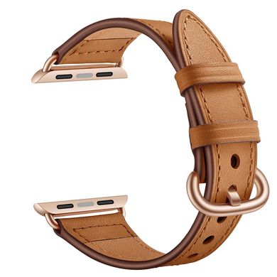 Ремешок JINYA Luna Leather Band for Apple Watch 42/44/45 mm (Series SE/7/6/5/4/3/2/1) - Rose Gold (JA4120), цена | Фото