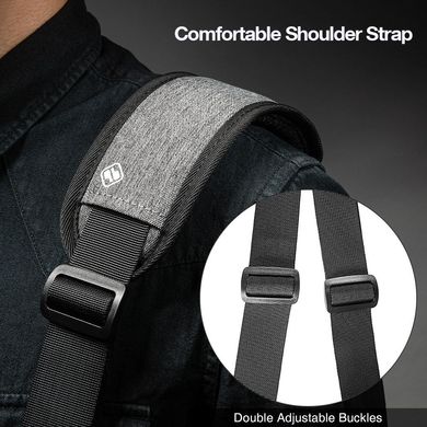 Сумка Tomtoc Casual Shoulder Bag A50 for MacBook 13-14" - Gray, цена | Фото