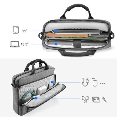 Сумка Tomtoc Casual Shoulder Bag A50 for MacBook 13-14" - Gray, ціна | Фото