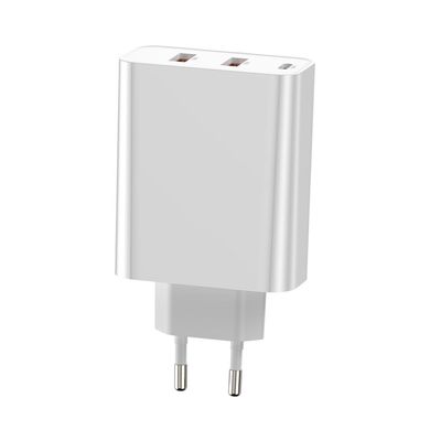 Зарядное устройство Baseus PPS Three Output Quick Charger (C+U+U) 60W EU White (CCFS-G02), цена | Фото