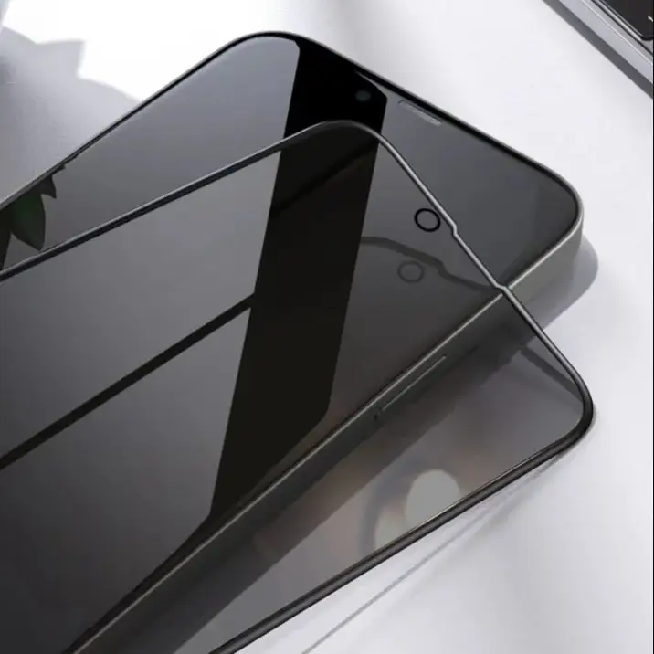 Захисне скло Анти-шпигун STR Privacy 5D Full-Screen для iPhone 13 mini - Black
